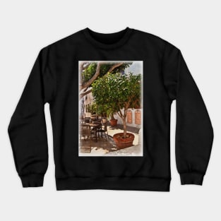 A Shaded Table in Mojácar Crewneck Sweatshirt